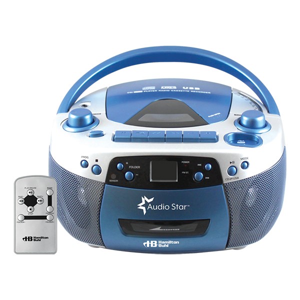 AudioStar Boombox w/ Tape and CD to MP3 Converter