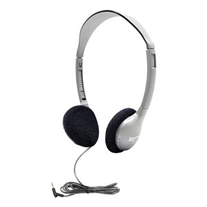 SchoolMate Personal Automatic Stereo/Mono Switching Headphones w/ Acoustic Foam Earpads