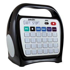 Juke24 Portable Digital Jukebox - Black/Gray