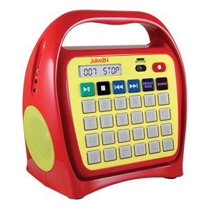 Juke24 Portable Digital Jukebox - Red/Yellow
