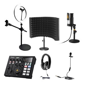 Esports & Media Production Studio Content Creation Toolkit w/ XLR Mic