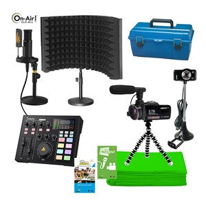 Media Production Studio Kit - Ultra Deluxe w/ XLR Mic