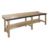 Wall Workbench w/ Open Leg Base