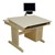 CAD Drawing Table w/ Locking CPU Cabinet & Keyboard Tray