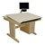 CAD Drawing Table w/ Locking CPU Cabinet & Keyboard Tray