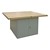 Art Workstation w/ Steel Cabinet Base