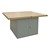 Art Workstation w/ Steel Cabinet Base