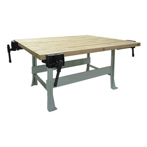 Four Station Workbench w/ Four Vises