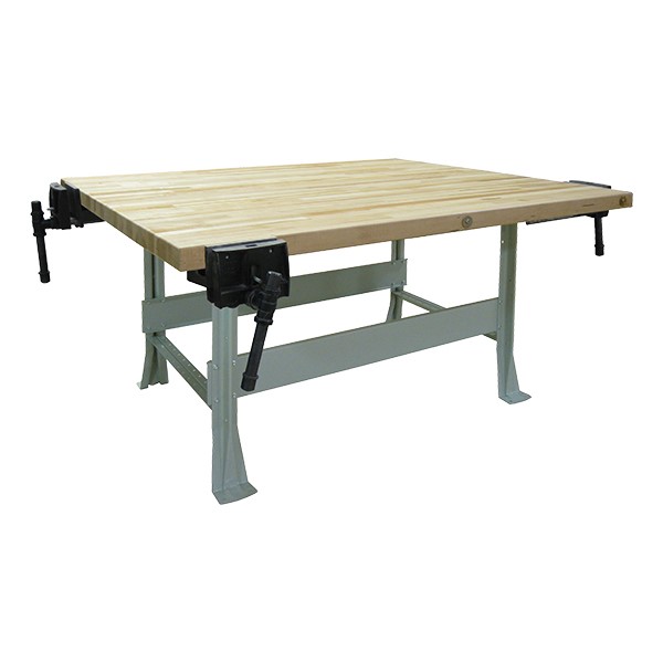 Four Station Workbench w/ Four Vises