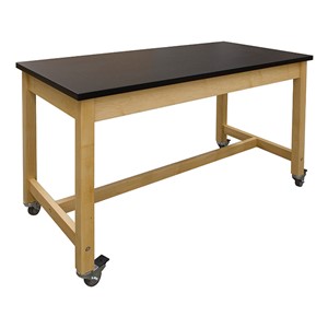 Makerspace Mobile Project Worktable - Laminate Top