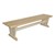 Hardwood Student Bench
