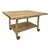 Mobile Student Table w/ Shelf & Maple Top