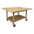 Mobile Student Table w/ Shelf & Laminate Top