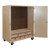 Mobile Tool Storage Cabinet