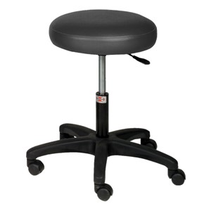 Economy Air-Lift Stool w/ Single Lever Height Adjustment - Black