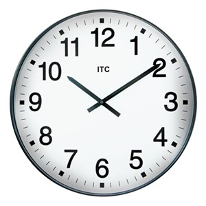 19" Oversized Plastic Wall Clock