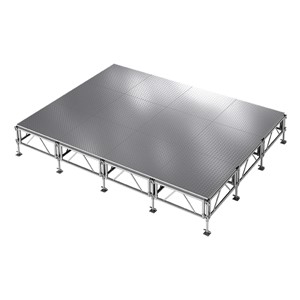 AllTerrain Weatherproof Portable Stage Package (16' L x 12' W) - Twelve 4' W x 4' L Stages
