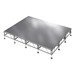 AllTerrain Weatherproof Portable Stage Package (16' L x 12' W) - Twelve 4' W x 4' L Stages