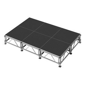 AllTerrain Weather-Resistant Portable Stage Package (12' L x 8' D) - Six 4' W x 4' L Stages