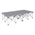 Camera Riser - Set of 2 Carpet Deck Platforms & Bases (8' L x 4' D x 16" H)