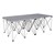 Camera Riser - Set of 2 Carpet Deck Platforms & Bases (8' L x 4' D x 2' H)