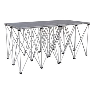 Camera Riser - Set of 2 Carpet Deck Platforms & Bases (8' L x 4' D x 2' 8" H)