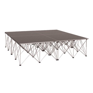 Drum Riser System Package -  Carpet Deck (6' L x 6' D x 2' H)