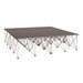 Drum Riser System Package -  Carpet Deck (6' L x 6' D x 2' H)