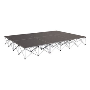 Drum Riser System Package - Carpet Deck (12' L x 8' D x 16" H)