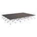 Drum Riser System Package - Carpet Deck (12' L x 8' D x 16" H)