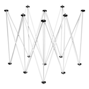 3' x 3' Quarter-Round Platform Base (2' 8" H )