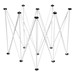 3' x 3' Quarter-Round Platform Base (2' 8" H )