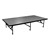 101 Series Stage Panel w/ Industrial Finish Deck (8' L x 4' D x 24" or 32" H)