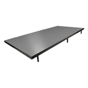 101 Series Stage Panel w/ Industrial Finish Deck (8' L x 4' D x 8" H)