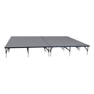 101 Series Stage System Package w/ Industrial Deck (16' L x 12' D x 24' or 32" H)