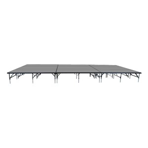 101 Series Stage System Package w/ Industrial Deck (24' L x 12' D x 24' or 32" H)