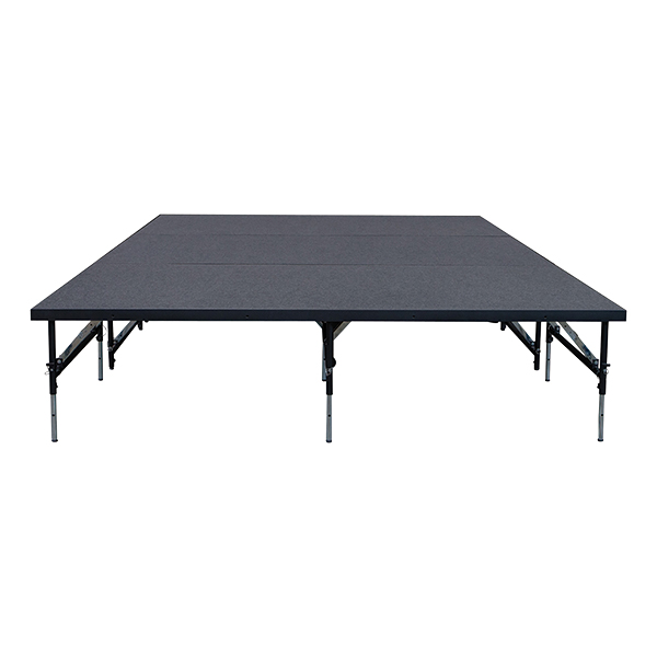 101 Series Stage System Package w/ Carpet Deck (12' L x 8' D x 16" or 24" H)