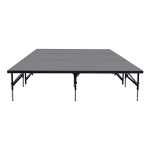 101 Series Stage System Package w/ Industrial Deck (12' L x 8' D x 24' or 32" H)