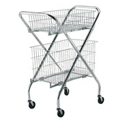 Multi Purpose Cart w/ Two Wire Baskets