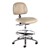 830 Series Mobile Lab Chair w/ Back & Seat Adjustments - Shown w/ polished chrome base