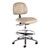 830 Series Mobile Lab Chair w/ Back & Seat Adjustments - Shown w/ polished chrome base
