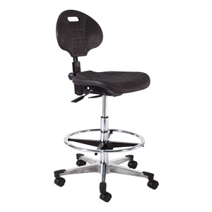 840 Series Self-Skin Lab Chair - Aluminum Base w/ Toecaps