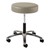 930 Series Exam Stool w/ Swivel Adjustment - Polished Chrome Base - Pearl vinyl