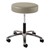 930 Series Exam Stool w/ Swivel Adjustment - Polished Chrome Base - Pearl vinyl