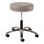 930 Series Exam Stool w/ Swivel Adjustment - Polished Chrome Base - Putty vinyl