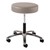 930 Series Exam Stool w/ Swivel Adjustment - Polished Chrome Base - Putty vinyl
