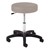 960 Series Exam Stool w/ Single-Lever Adjustment - Black Composite Base - Putty vinyl