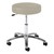 960 Series Exam Stool w/ Single-Lever Adjustment - Polished Chrome Base - Pearl vinyl