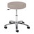 960 Series Exam Stool w/ Single-Lever Adjustment - Polished Chrome Base - Putty vinyl