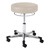 990 Series Exam Stool w/ 360-Degree Hand Ring Adjustment - Aluminum Base w/ Toecaps
